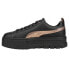 Фото #3 товара Puma Mayze Glow Platform Womens Black, Pink Sneakers Casual Shoes 385405-01