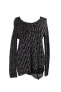 Фото #1 товара Inc International Concepts Women's Marled Asymmetric Sweater Black XL