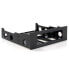 Фото #6 товара StarTech.com 3.5in Hard Drive to 5.25in Front Bay Bracket Adapter~3.5" to 5.25" Front Bay Mounting Bracket - 13.3 cm (5.25") - Bezel panel - 3.5" - Black - Plastic - 133.4 mm