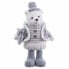 Фото #1 товара Новогодний декор Белый Серый Металл Ткань Полярный медведь 20 x 10 x 33 см Shico