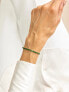 Фото #2 товара Tessa Green Bracelet MCB23055G tennis gold plated bracelet