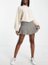 Фото #1 товара Monki ultra mini pleated tennis skirt in brown check