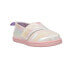 Фото #2 товара TOMS Alpargata Iridescent Slip On Toddler Girls Size 4 M Flats Casual 10017764T