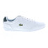 Фото #1 товара Lacoste Chaymon Crafted 07221 Cma Mens White Lifestyle Sneakers Shoes