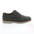 Фото #2 товара Dunham Clyde Plain Toe CH9102 Mens Gray Extra Wide Oxfords Plain Toe Shoes