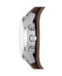 Фото #2 товара Часы и аксессуары Fossil Мужские наручные часы Coachman из коричневой кожи 45 мм