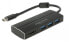 Фото #2 товара USB-концентратор Delock 63931 - USB 3.2 Gen 1 (3.1 Gen 1) Type-C / USB 3.2 Gen 1 (3.1 Gen 1) Type-A, 5000 Mbit/s, 3840 x 2160 pixels, черный, алюминий, металл