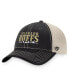 ფოტო #1 პროდუქტის Men's Black, Natural Colorado Buffaloes Boulder Trucker Adjustable Hat