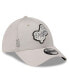 Фото #4 товара Бейсболка New Era мужская кремовая Los Angeles Dodgers 2024 Clubhouse 39THIRTY Flex Fit Hat