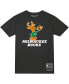 Men's and Women's Black Milwaukee Bucks Hardwood Classics MVP Throwback Logo T-shirt