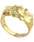 Фото #1 товара Nugget Statement Ring in 10k Gold