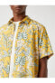 Фото #10 товара Рубашка Koton с коротким рукавом в цветочном принте