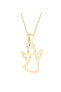 Decent gold-plated Angel pendant SVLP0547XH2GO00