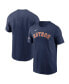 Фото #2 товара Men's Navy Houston Astros 2023 Gold Collection Wordmark T-shirt