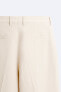 Linen - viscose suit trousers