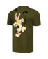 Фото #3 товара Men's Olive Looney Tunes Bugs Bunny T-shirt