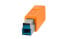 Фото #6 товара Tether Tools CU5460ORG - 4.6 m - USB A - USB B - USB 3.2 Gen 1 (3.1 Gen 1) - 5000 Mbit/s - Orange