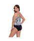 ფოტო #3 პროდუქტის Women's ShapeSolver Mastectomy Blouson One-Piece Swimsuit