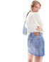 Фото #2 товара Levi's Recrafted icon denim skirt in mid blue