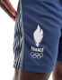 Le Coq Sportif – Equipe De France Paris 2024 Olympics – Shorts in Blau Синий, 2XL - W44 - фото #3