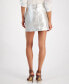 ფოტო #2 პროდუქტის Women's Metallic Mini Skirt