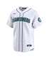 Фото #2 товара Men's J.P. Crawford White Seattle Mariners Home Limited Player Jersey