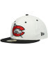 Фото #2 товара Men's White Carolina Mudcats Authentic Collection Team Alternate 59FIFTY Fitted Hat