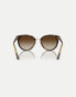 Vogue eyewear vo5230s butterfly sunglasses iwith brown lens in dark Havana