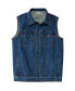 Big & Tall by KingSize Denim Vest Голубой, 8x - фото #1