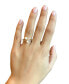 Vanilla Pearls (5-6mm) & Nude Diamond (1/20 ct. t.w.) Bypass Ring in 14k Gold