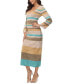 ფოტო #4 პროდუქტის Women's Scoop-Neck Maxi Dress