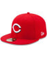 Фото #1 товара Men's Red Cincinnati Reds Home Authentic Collection On-Field 59FIFTY Fitted Hat