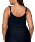 Фото #2 товара Plus Size Andressa Tankini Top