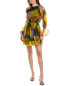 Фото #1 товара Rachel Gilbert Nico Silk Mini Dress Women's