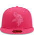 Фото #2 товара Men's Pink Minnesota Vikings Color Pack 59FIFTY Fitted Hat