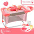 COLOR BABY Cradle. Changing Table And Hihgchair 3-in-1 For Dolls