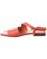 Фото #2 товара Ganni Asymmetrical Leather Sandal Women's Red 36