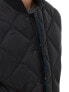 Free Assembly Quilted Vest Men's Small Black Polyester Bomber Collar Full Zip