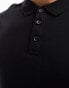 New Look regular fit polo shirt in black