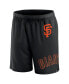 ფოტო #3 პროდუქტის Men's Black San Francisco Giants Clincher Mesh Shorts