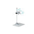 Фото #8 товара StarTech.com Single Monitor Stand - Adjustable - Steel - Silver - Freestanding - 14 kg - 30.5 cm (12") - 86.4 cm (34") - 100 x 100 mm - Silver