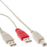 Фото #2 товара InLine USB 2.0 Y-Cable 2x Type A male / female - 1m