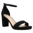 Chinese Laundry Teri Ankle Strap Block Heels Womens Black Dress Sandals TERI-00
