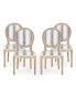 Фото #1 товара Phinnaeus French Country Dining Chairs Set, 4 Piece