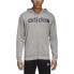 Adidas Essentials Camo Linear Men's Full Zip Hoodie Grey DM3131