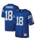 Фото #4 товара Men's Peyton Manning Royal Indianapolis Colts Big and Tall 1998 Retired Player Replica Jersey