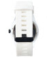 ფოტო #3 პროდუქტის Unisex Country Club White Silicone Band Watch 44mm