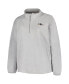 ფოტო #3 პროდუქტის Women's Gray Baltimore Ravens Plus Size Sherpa Quarter-Zip Jacket