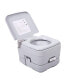 Compact Portable Toilet Odorless, Leak-Proof Design for RV, Camping, Travel