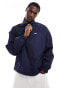 Фото #2 товара Pull&Bear windbreaker track jacket in navy